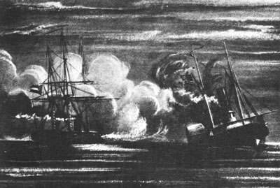 Sinking of the 'Hatteras' by 'Alabama' (290)